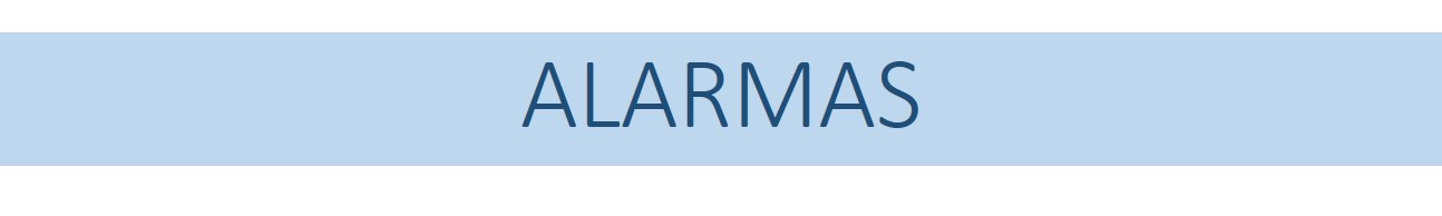 ALARMAS ALARMAS
